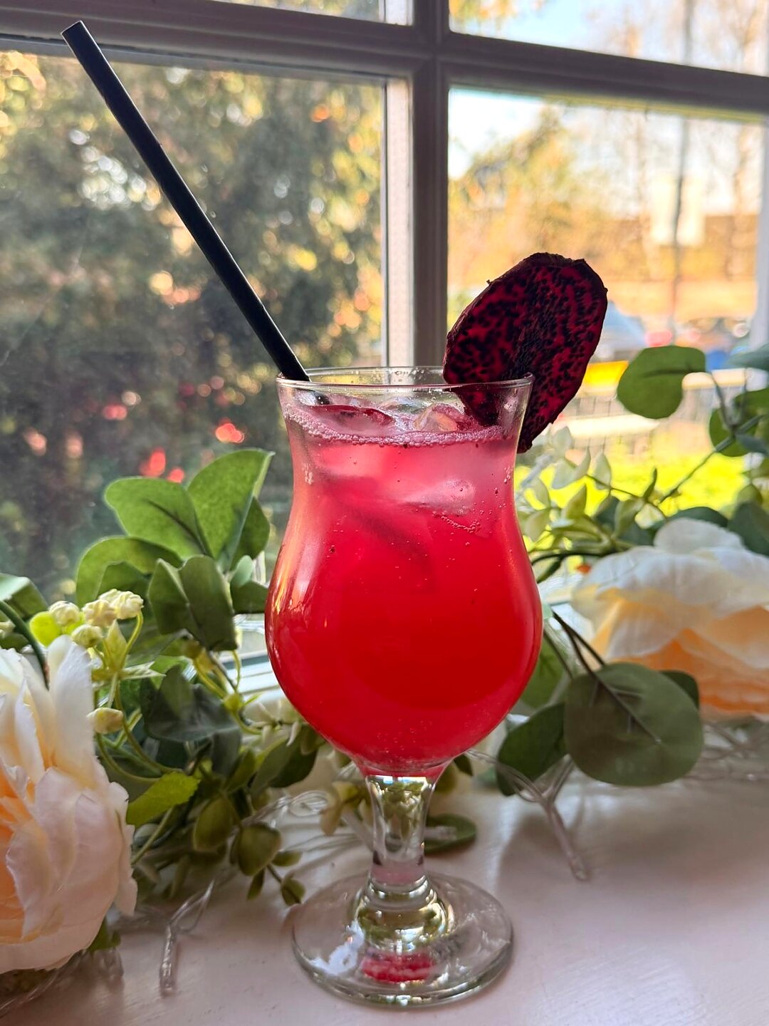 Strawberry dessert with citrus couscous